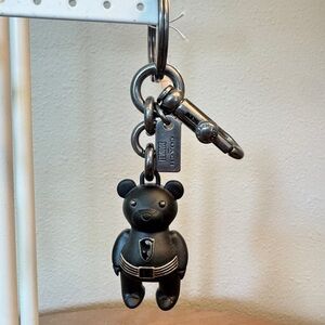 COACH x Marvel Bear Keychain - Black Panther